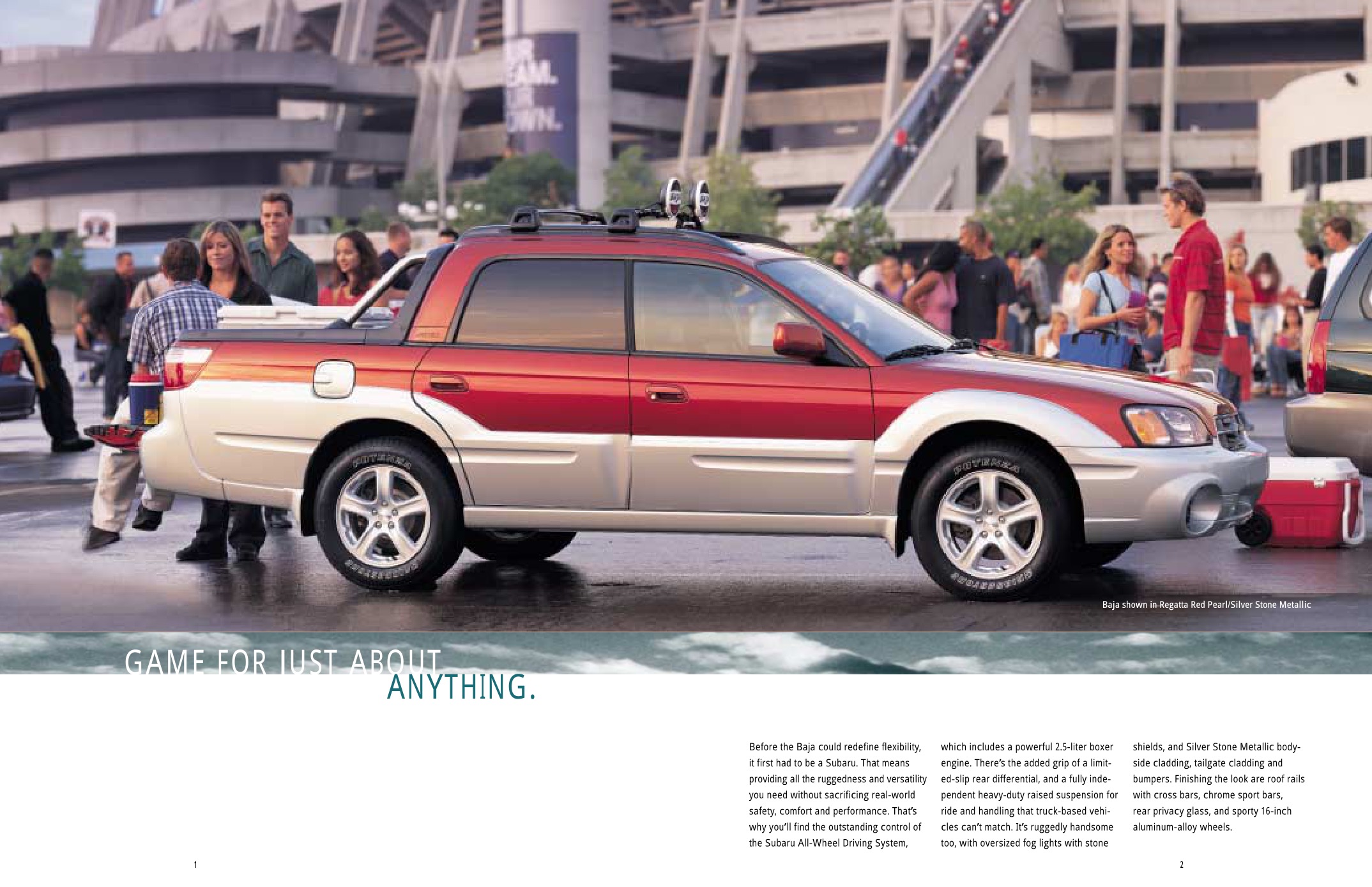 2003 Subaru Baja Brochure Page 9